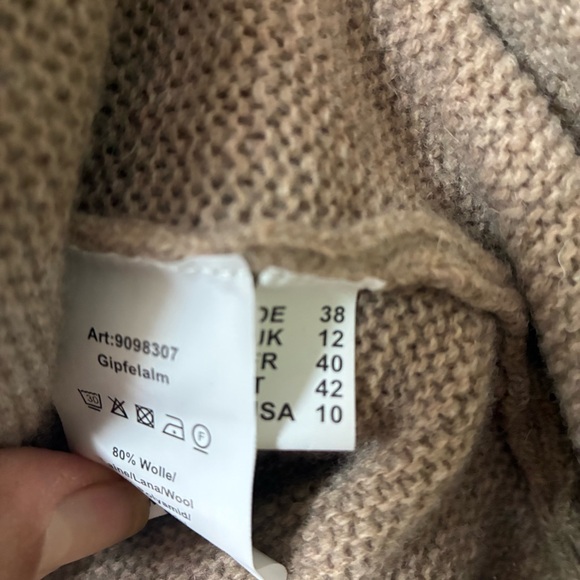 Almgwand traditional tan women jacket, wool blend , 10 - Picture 5 of 9